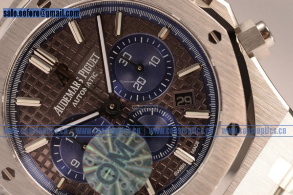 Clone Audemars Piguet Royal Oak Chronograph Watch Steel 26331IP.OO.1220IP.01(JH) - Click Image to Close
